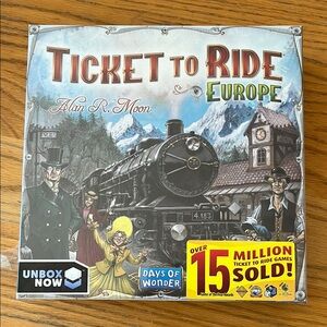 Ticket to Ride Europe Board Game